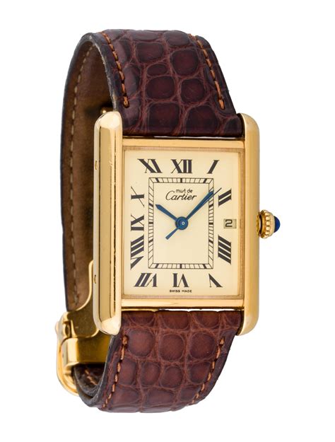 crtier watch|cartier tank watch.